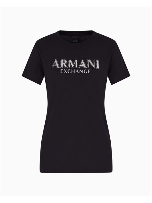 t-shirt woman black ARMANI EXCHANGE | XW000387AF10354/UC001